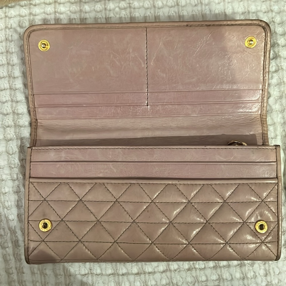 Authentic Prada Quilted Wallet - image 2